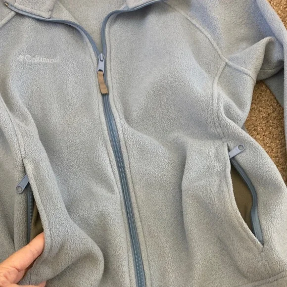 Columbia Sky Blue Fleece Jacket - Picture 3 of 4